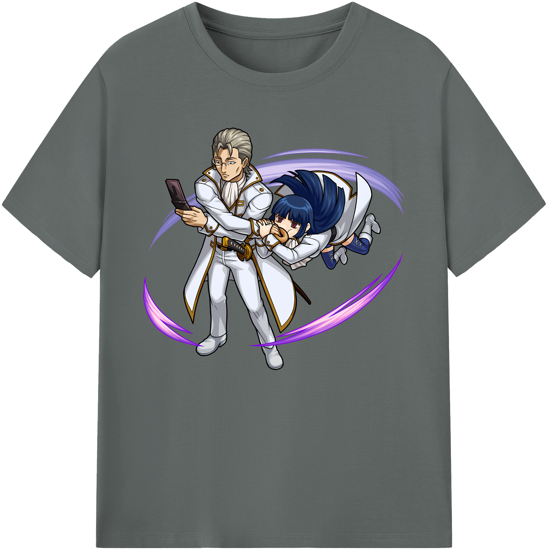 （画像用） ぎんたま 坂田銀時（さかたぎんとき） 神楽 志村新八（しむら しんぱち） GINTAMA Sakata Gintoki Kagura Shimura Shinpachi 綿100％ メンズ半袖Tシャツ｜肌触りやわらか＆通気性